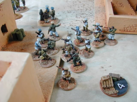 Modely při Ambush Alley
