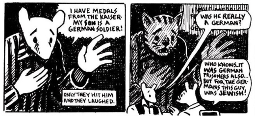 Ukázka z komiksu Maus